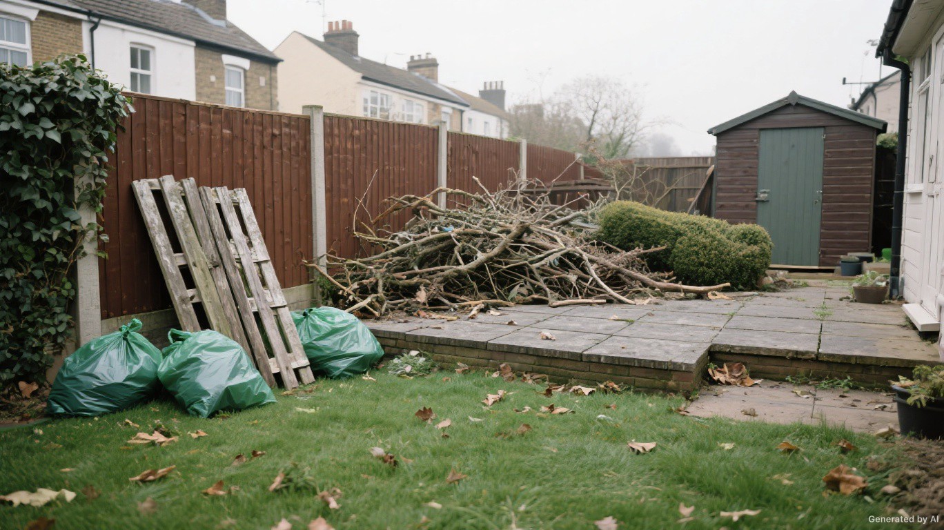 Garden Waste Removal before clearance